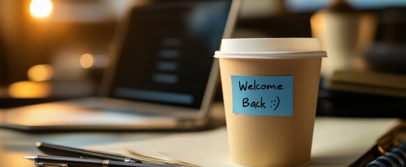 The Coffee Cup with Message