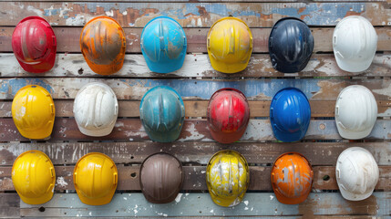 The Colorful Hard Hats Array