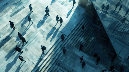 The People in City Shadows