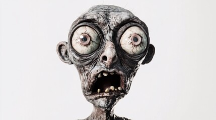 a ghoul with big eyes
