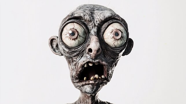 a ghoul with big eyes