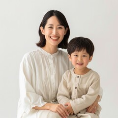 Mother with son people person family.