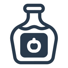 Sliced Autumn Apple with Seeds