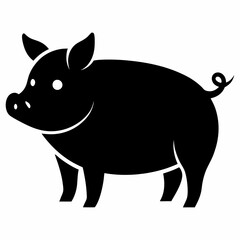 illustration of a pig