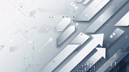 Abstract Geometric Shapes White Grey Background, Geometric Shapes, Abstract Background, Digital Art, Modern Design