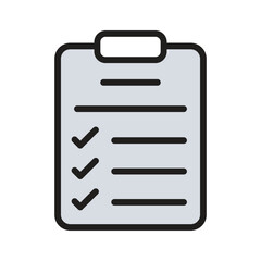 Organize tasks with this checklist icon for task management