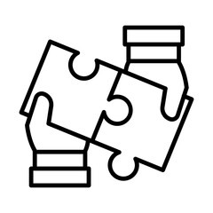 Collaboration line icon