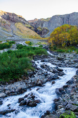 river in the mountains