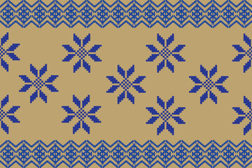seamless pattern with snowflakes