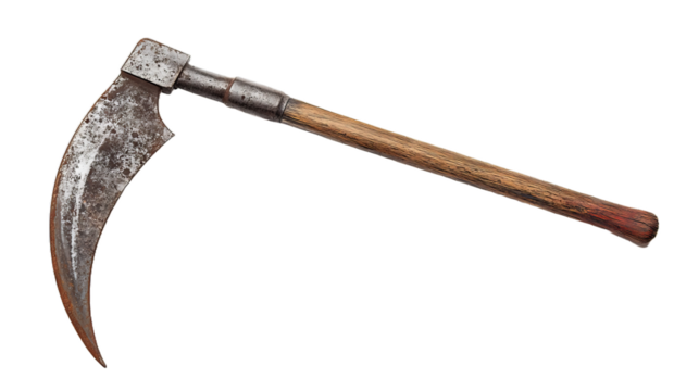 axe isolated on white