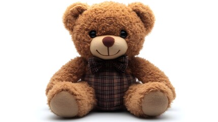 a teddy bear sitting on the floor

