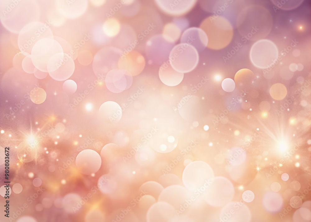 Poster soft peach pink and beige abstract background features a gentle, blurred pattern with subtle light p