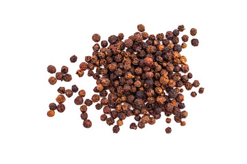 Close up, png shot of the black pepper on the transparent background