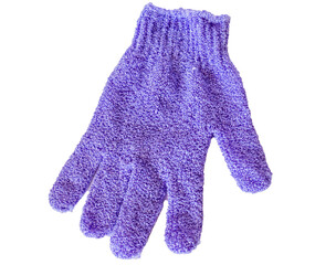 Close up, png shot of the exfoliating scrub glove on the transparent background