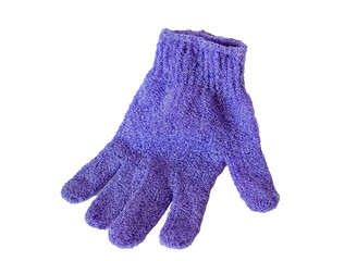 Close up, png shot of the exfoliating scrub glove on the transparent background
