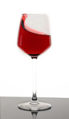 wine glass isolated on white background 2