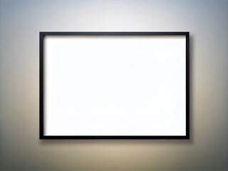 A white rectangular space with a subtle gradient background, surrounded by a thin black border, awaits the arrival