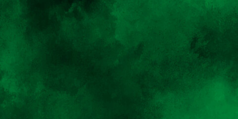 Obraz premium Dark green grunge interior wall backdrop,Abstract painting by green watercolor ink,Watercolor green grunge painting stylist charming modern dark canvas.interior room, display products. green paper tex