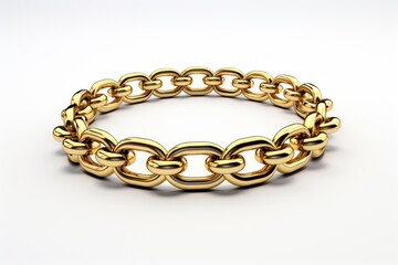 Elegant gold chain bracelet jewelry