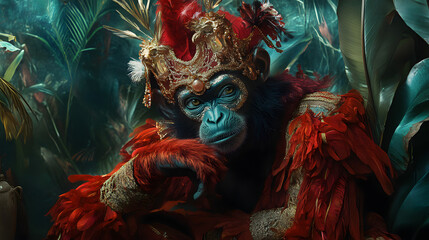 Fototapeta premium spider monkey