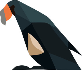 Zoo animal low poly design