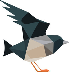 Zoo animal low poly design