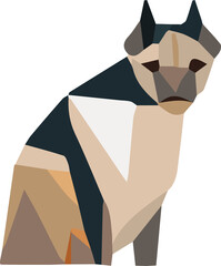 Zoo animal low poly design