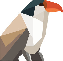 Zoo animal low poly design