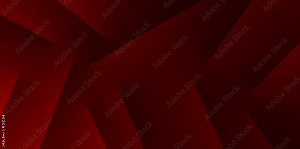 Poster abstract red background with lines. red color abstract modern luxury background for design. geometri