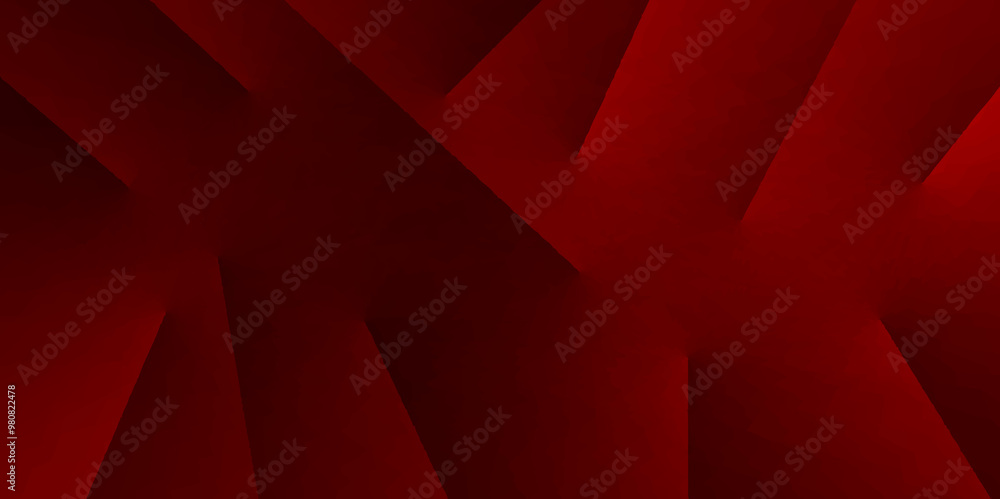 Poster abstract red background with lines. red color abstract modern luxury background for design. geometri