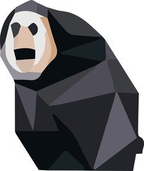 Zoo animal low poly design