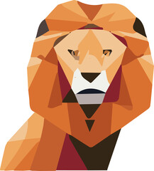 Zoo animal low poly design