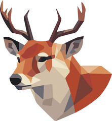 Zoo animal low poly design