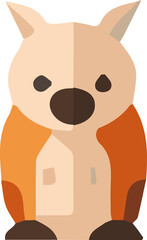 Zoo animal low poly design