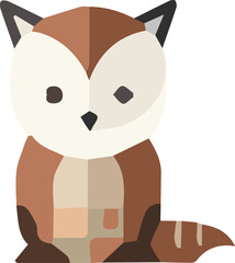 Zoo animal low poly design