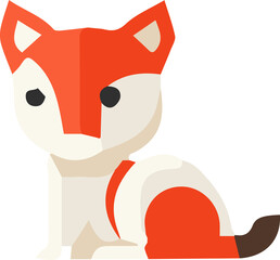 Zoo animal low poly design