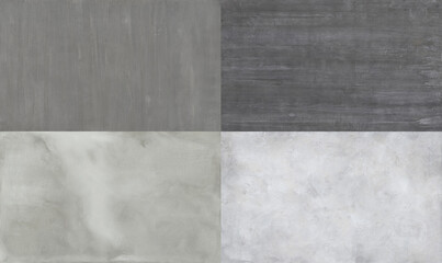 Creative patchwork pattern stone ceramic wallpaper design. White marble