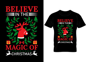 Christmas merry holiday  vector custom marketing personal professional t shirt design template .
