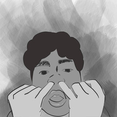 man with a beard and mustache