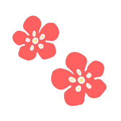 梅の花の飾り生麩