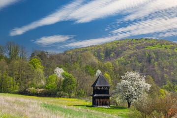 Belfry near Church of St. Martin, Cerin, Polana, Slovakia © Richard Semik