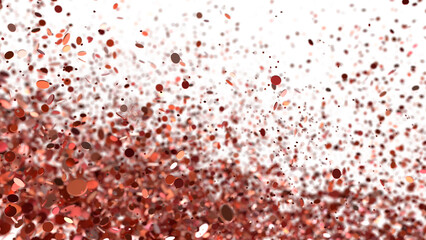 Sparkling Copper Confetti