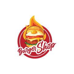 Burger Shop Logo