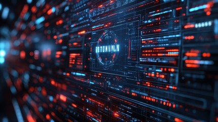 Obraz premium business technology internet and network concept virtual screen of the future and sees the inscription internal audit 3d illustration