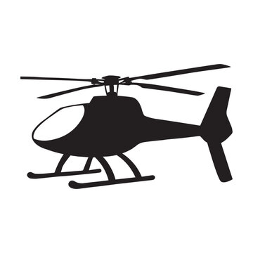 recommend clip art: Transport Helicopter vector illustration in black and white - helicopter silhouette clipart
                    