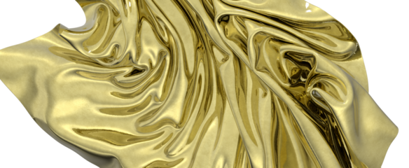 A golden wave of liquid silk capturing the essence of luxury and fluidity