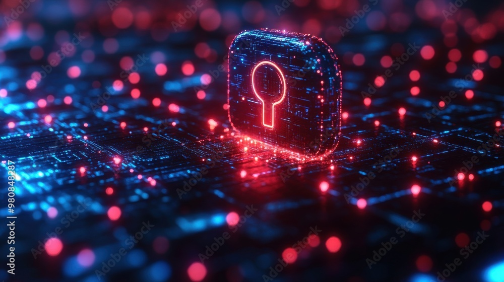 Aufkleber business technology internet and network concept vpn network security internet privacy encryption co