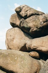 rocks in the mountains