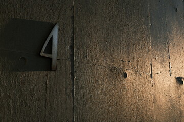 old wooden door