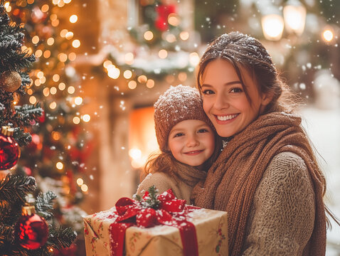 Family at Christmas